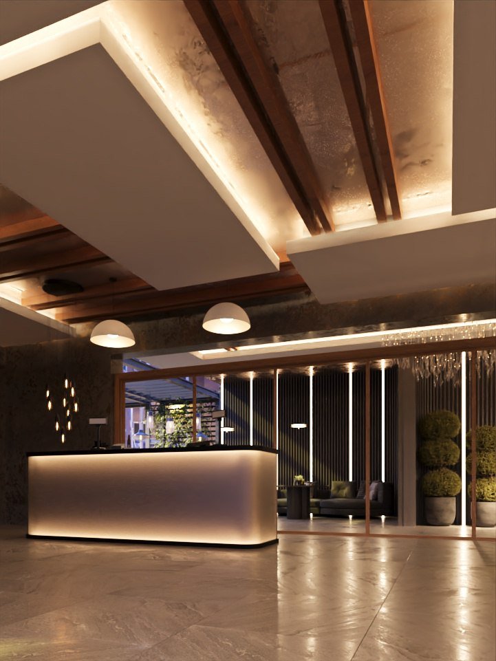 Rooftop Restaurant Interior